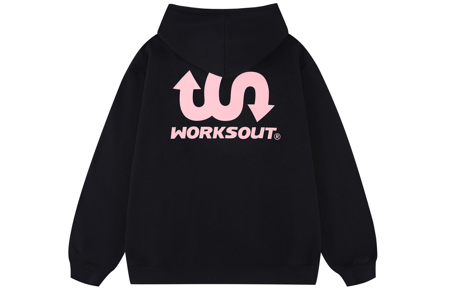 

WORKSOUT Женская толстовка, Черный порох