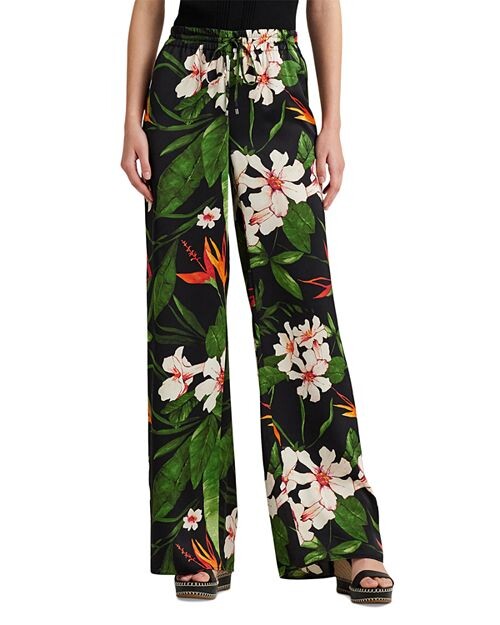 

Широкие брюки с высокой посадкой Ralph Lauren, цвет Black