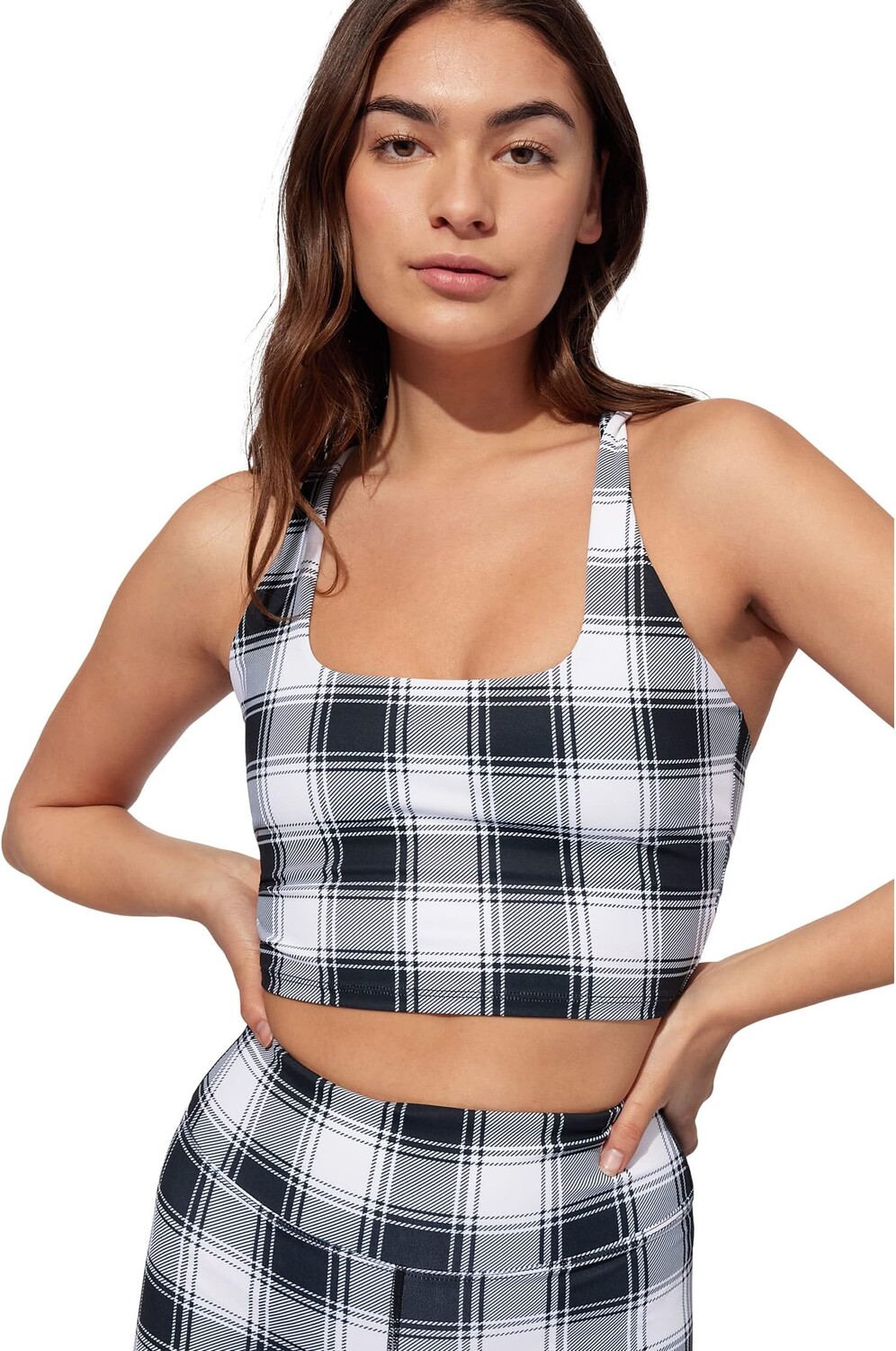 

Топ One More Time Tank Eleven by Venus Williams, цвет Black/White Plaid