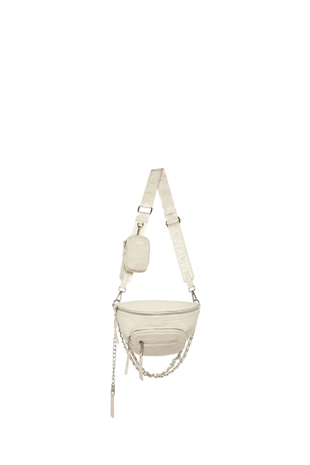 

Двойная сумка через плечо Steve Madden, бежевый
