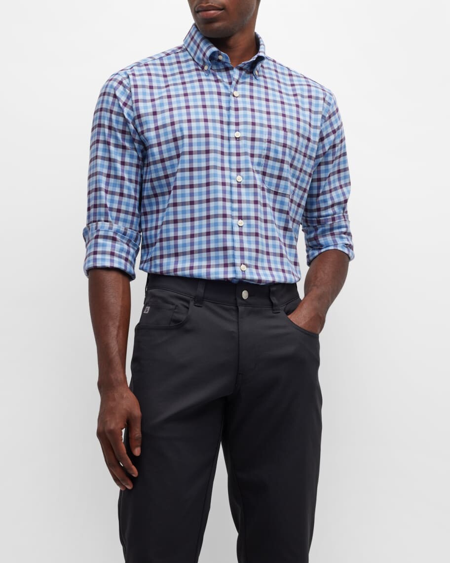 

Мужская спортивная рубашка Becket из эластичного хлопка Peter Millar