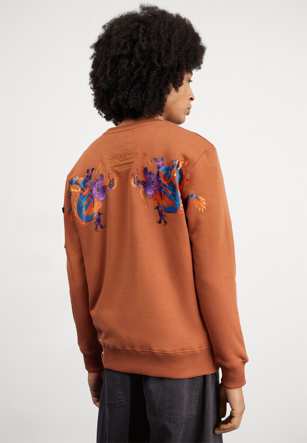 

Толстовка DRAGON Alpha Industries, цвет hazel brown