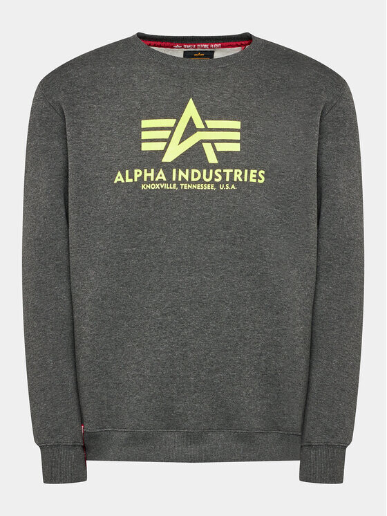 

Толстовка обычного кроя Alpha Industries, серый