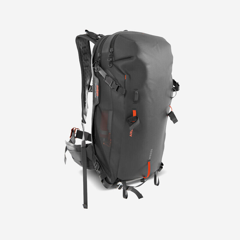 

Рюкзак Avalanche, лыжный рюкзак Freeride 30 л - черный (без картриджа) WEDZE, цвет grau