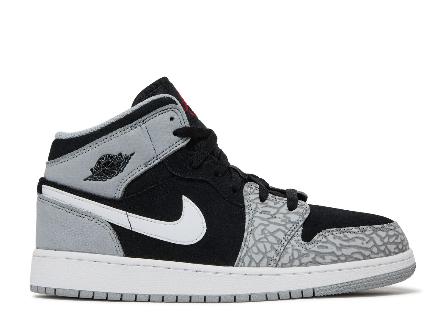 

Кроссовки Air Jordan Air Jordan 1 Mid Se Gs 'Elephant Toe', серый