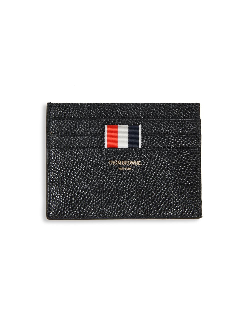 

Визитница из кожи с мелким зерном Thom Browne, черный