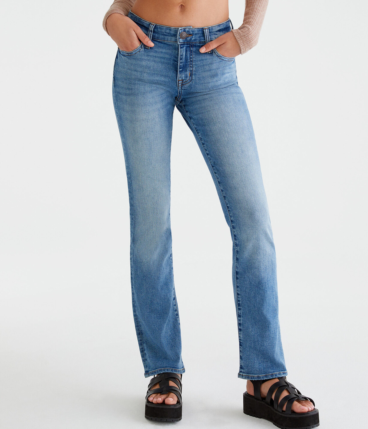

Джинсы Bootcut со средней посадкой Aeropostale, синий