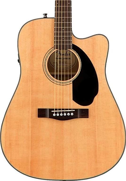 Акустическая гитара Fender CD-60SCE Dreadnought Walnut Fingerboard Acoustic Electric Natural