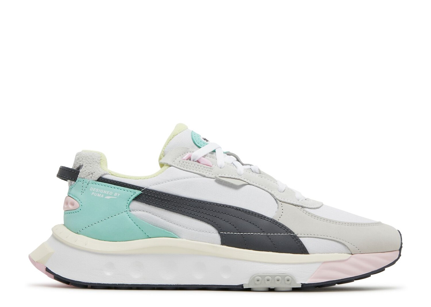 

Кроссовки Puma Wild Rider 'Layers - White Ebony', белый