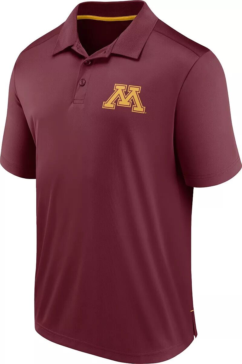 

Мужская футболка-поло NCAA Minnesota Golden Gophers бордового цвета