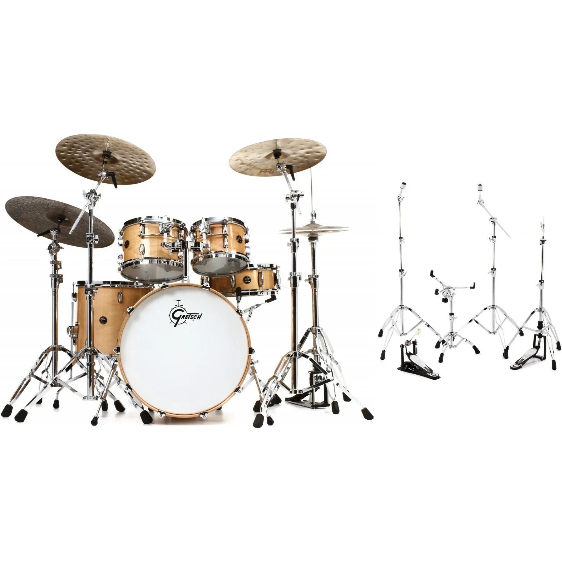 

Gretsch Drums Renown RN2-E8246 Комплект из 4 корпусов и комплекта фурнитуры — глянцевый натуральный