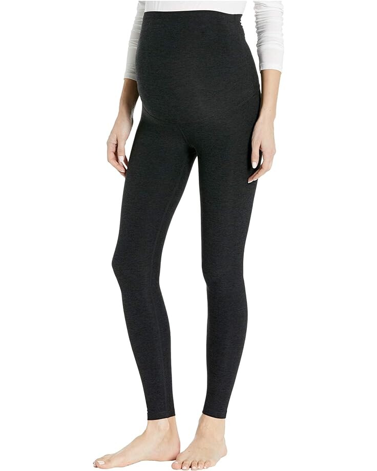 

Леггинсы Beyond Yoga Maternity Empire Waisted Spacedye Midi, цвет Darkest Night