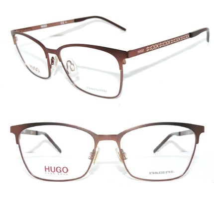 

Hugo Boss Gold Brown Logo HG 1083 Мужские солнцезащитные очки в женской оправе, новинка