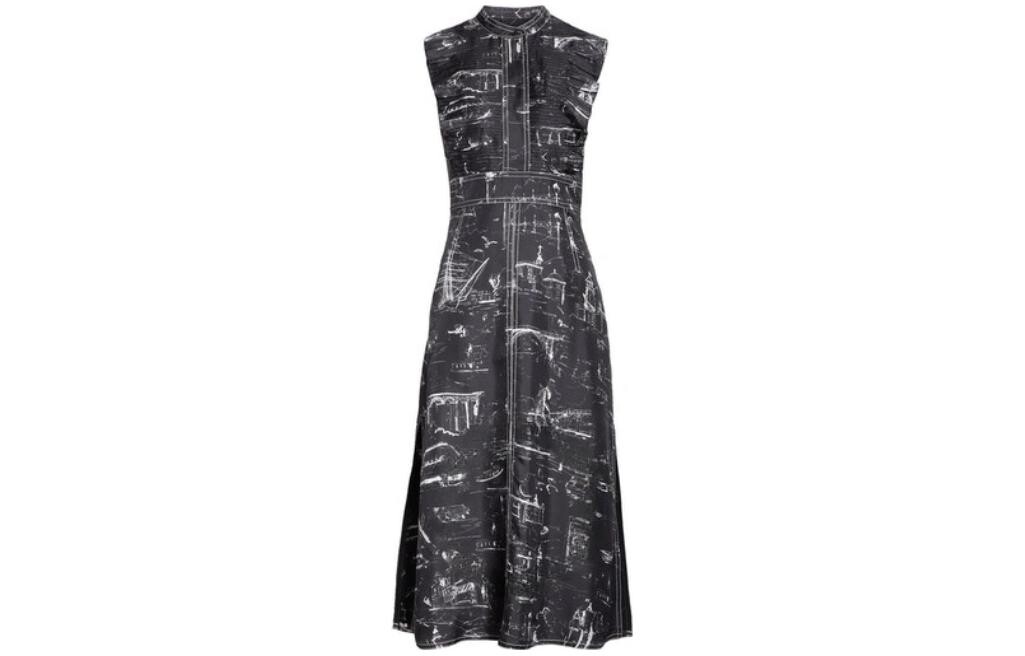 Женское платье без рукавов Burberry, цвет Black
