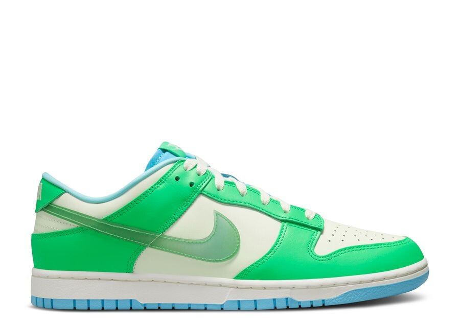 

Кроссовки Nike Dunk Low 'Green Shock', зеленый