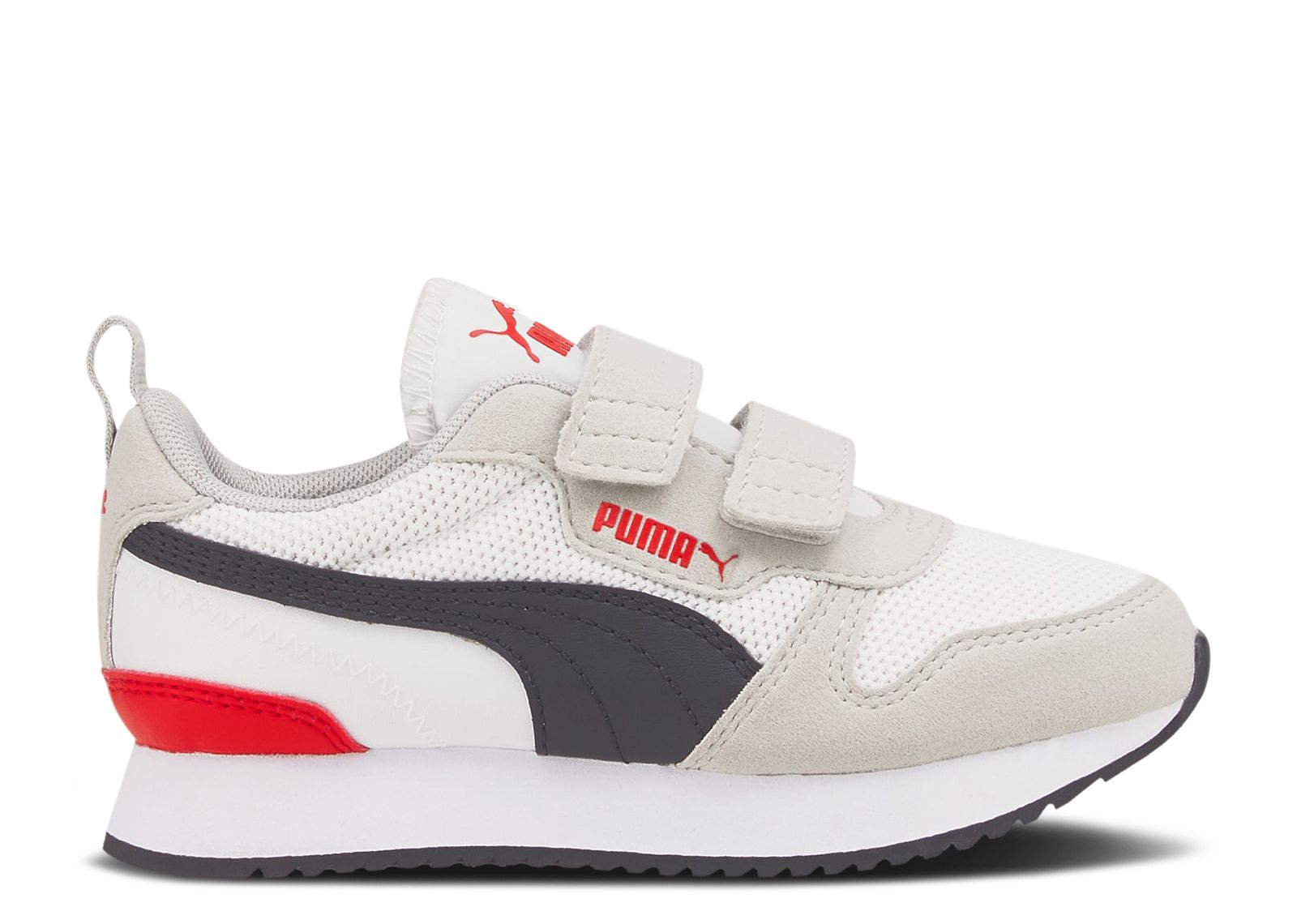 

Кроссовки Puma R78 Little Kid 'White High Risk Red', белый