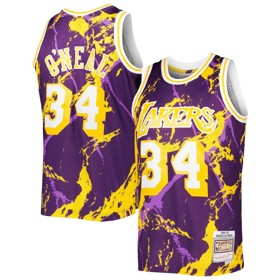 

Джерси Mitchell & Ness Los Angeles Lakers, фиолетовый
