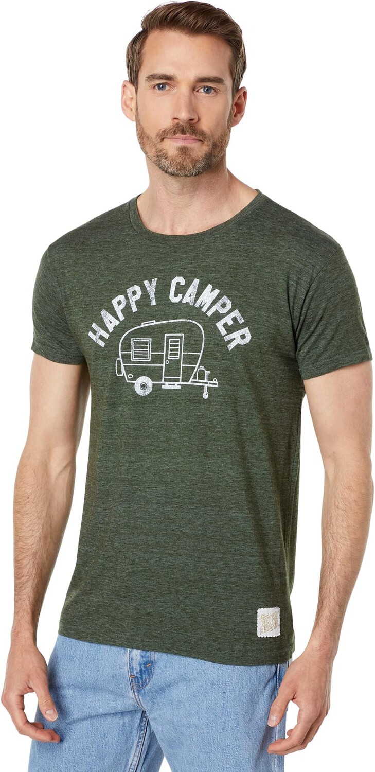 

Футболка Happy Camper The Original Retro Brand, цвет Forest