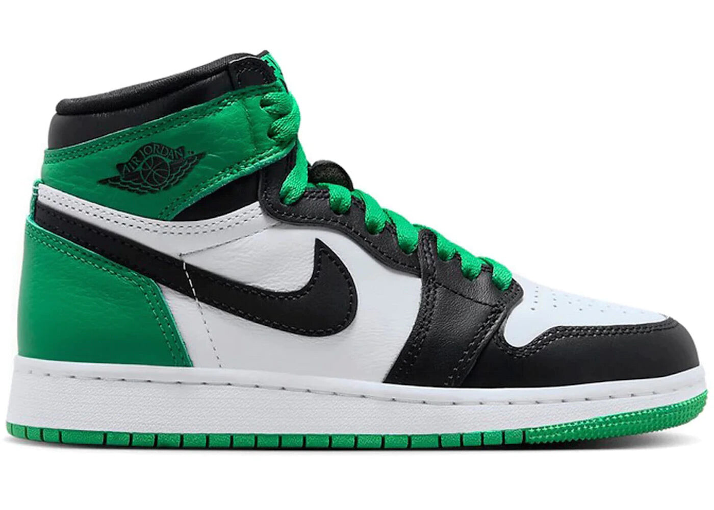 

Кроссовки подростковые Jordan 1 Retro High OG, lucky green