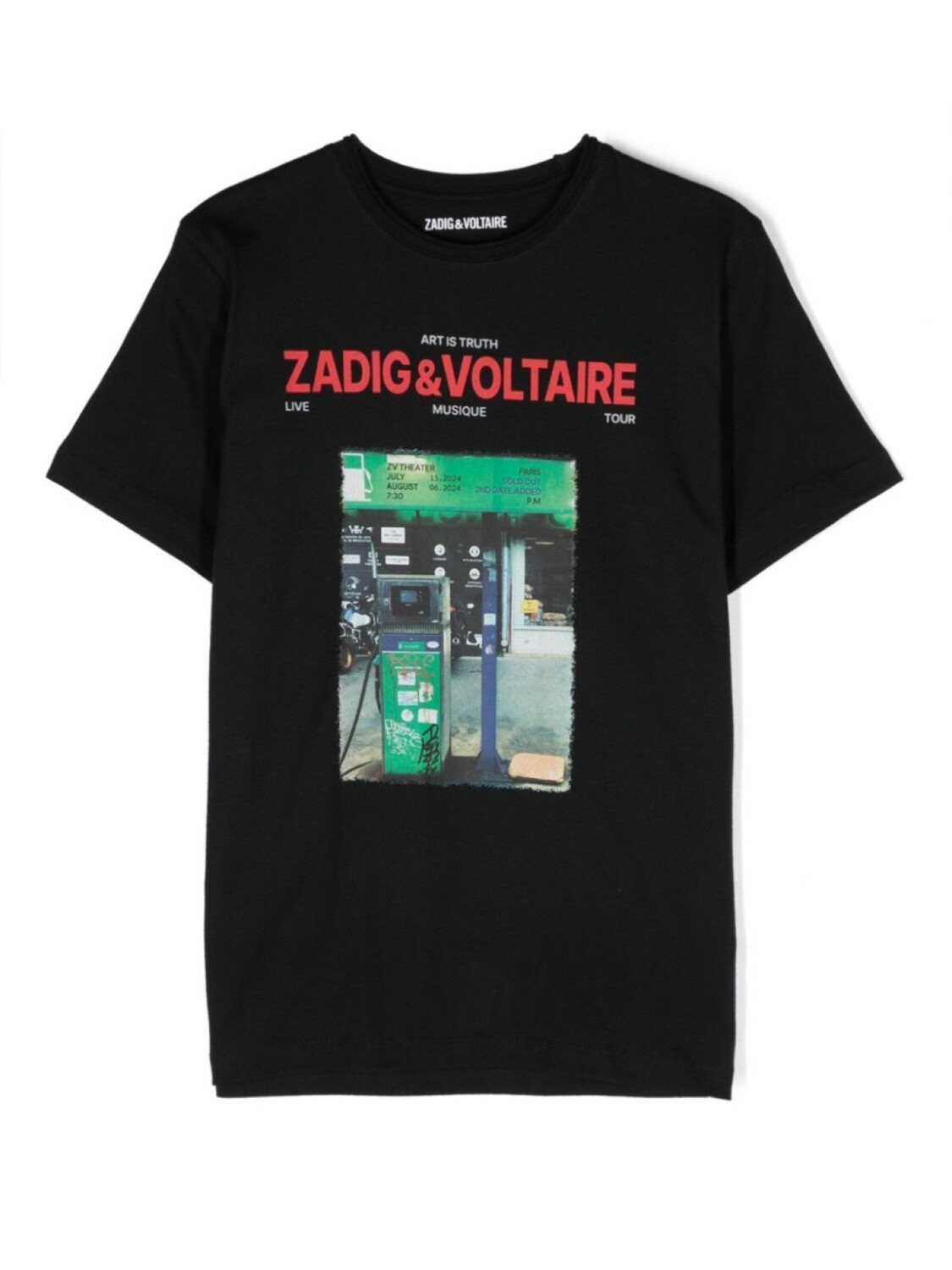 

Zadig & Voltaire футболка с фотопринтом, черный