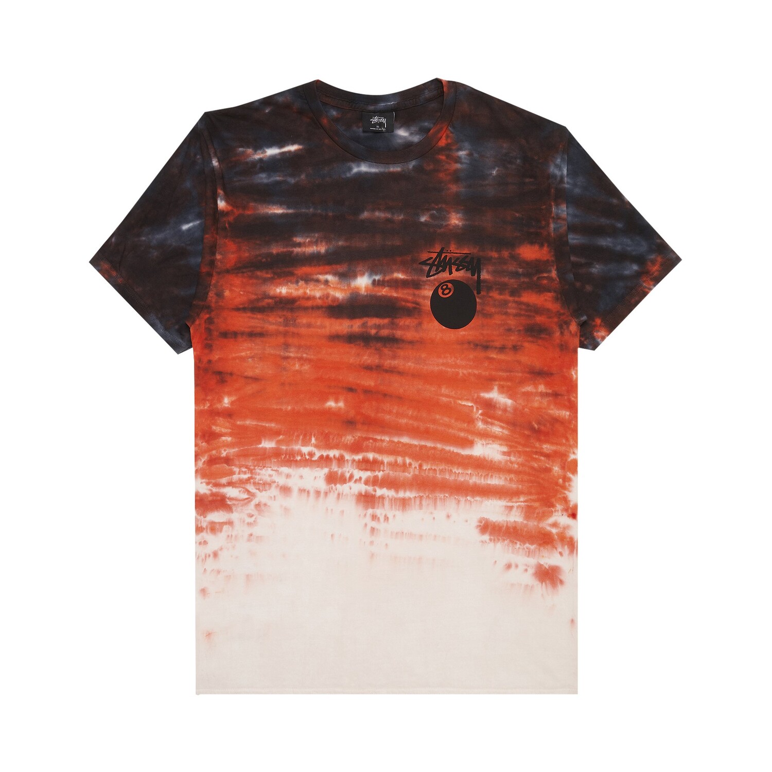 

Футболка Stussy 8 Ball Tie Dye, красная, Красный