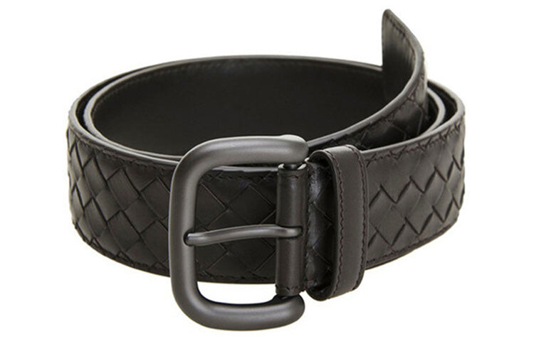 

Ремень кожаный Bottega Veneta Intrecciato