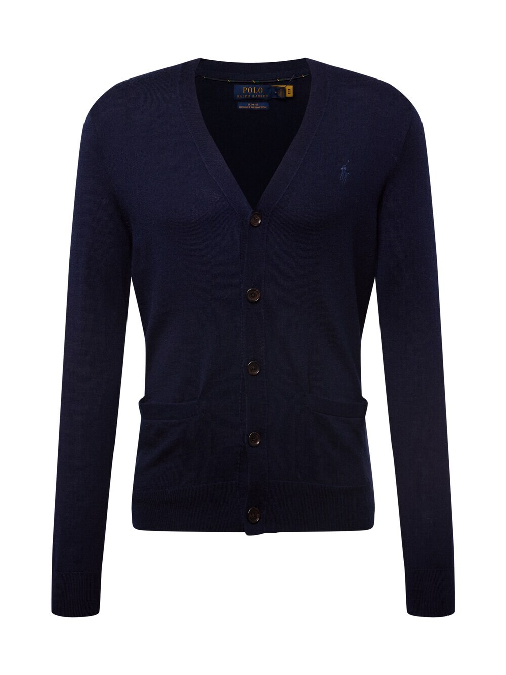 

Вязаный кардиган Polo Ralph Lauren, темно-синий