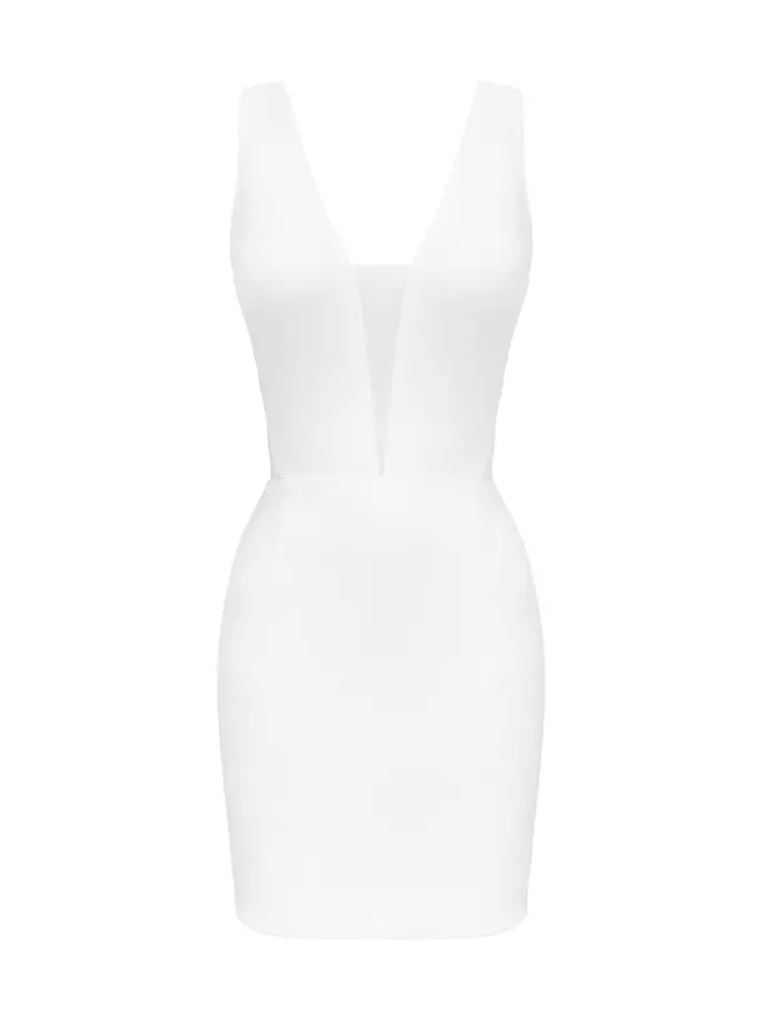 

Мини-платье Delia Body-Con Dress The Population, белый
