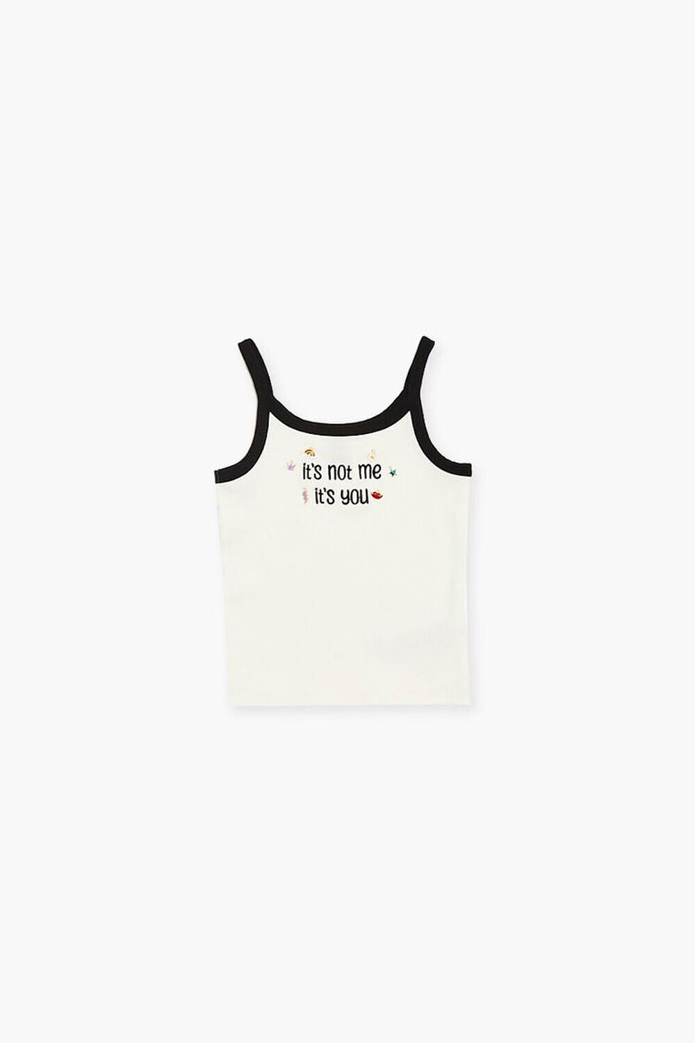 

Майка с подвесками для девочек Forever 21, белый