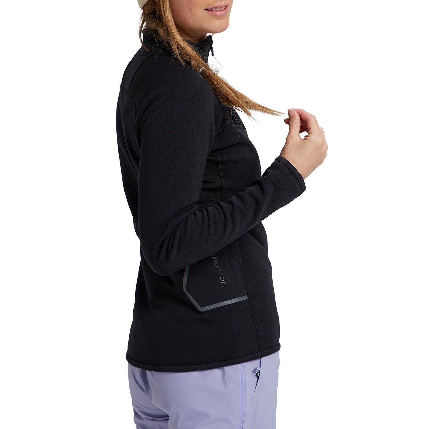 

Толстовка Burton AK Baker Power Stretch Full-Zip, цвет True Black