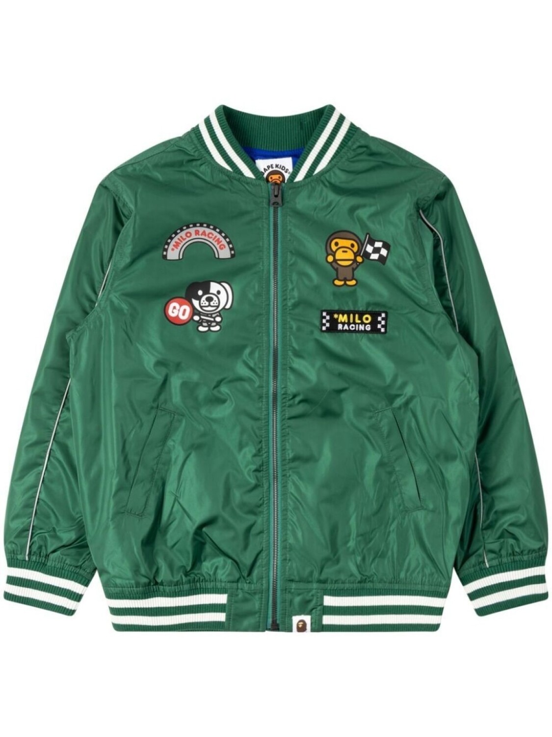 

Бомбер Baby Milo A BATHING APE, зеленый