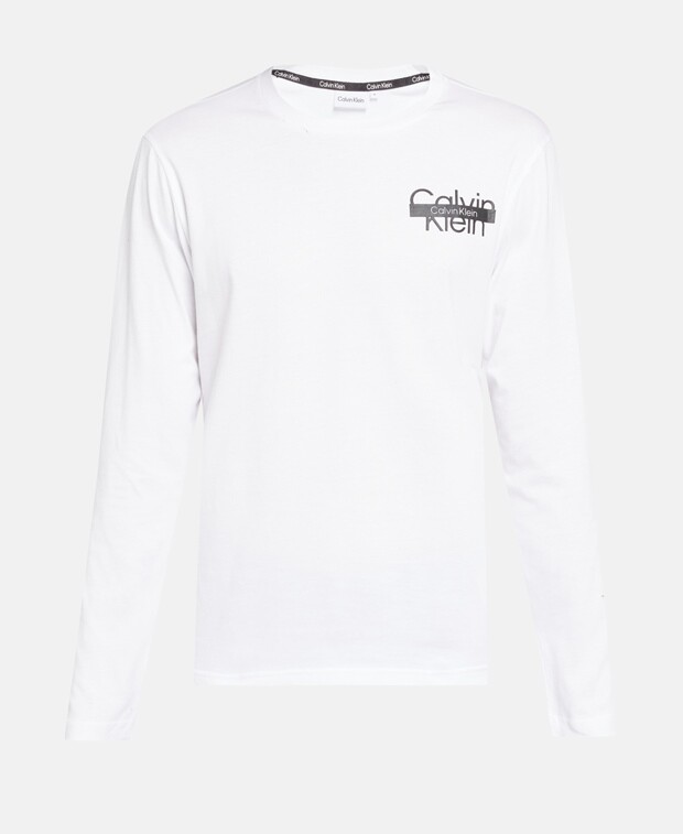 

Топ с длинными рукавами Calvin Klein, белый