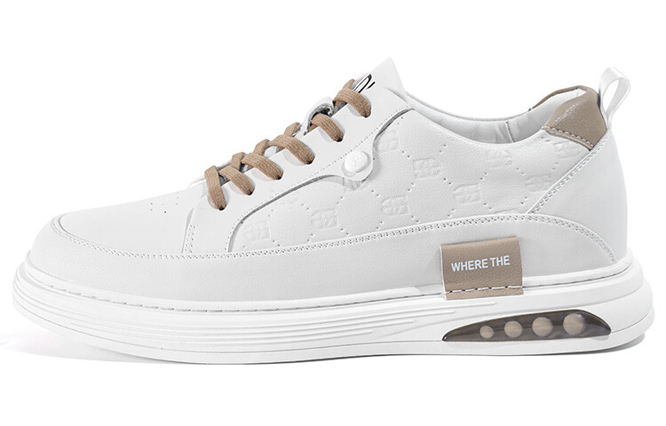 

Кроссовки SULEGAO Skateboarding Shoes Men Low-top White, белый