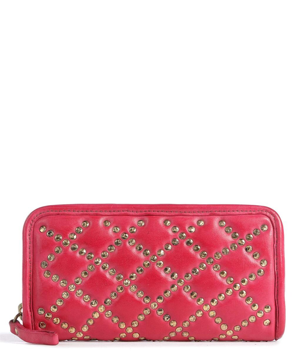 

Кошелек Prestige из зернистой яловой кожи. Campomaggi, розовый