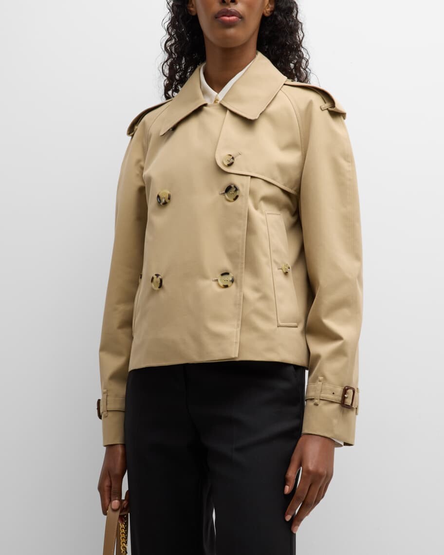 

Короткий тренч Haltye Burberry, Коричневый, Короткий тренч Haltye Burberry