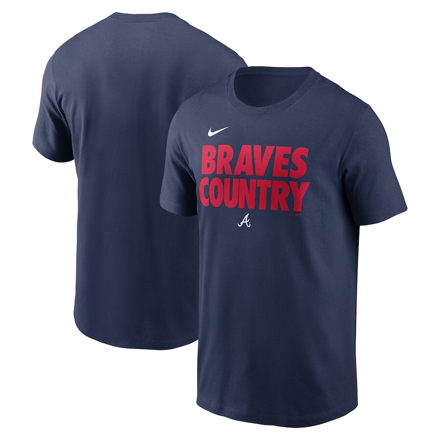 

Футболка с коротким рукавом Nike Atlanta Braves, нави