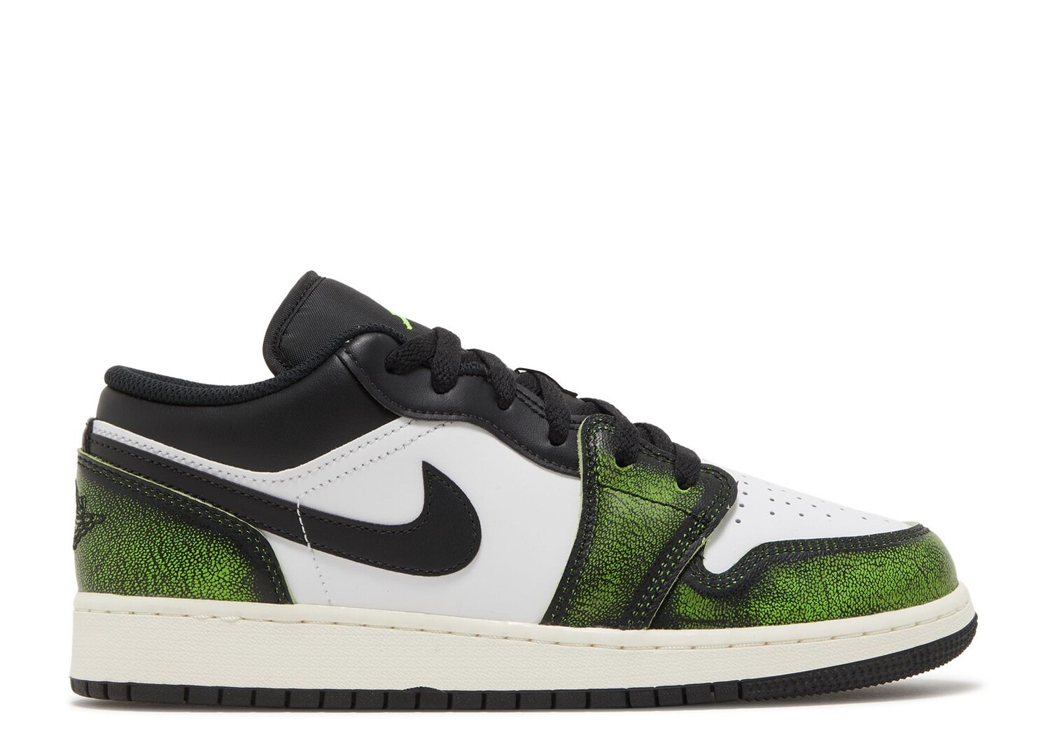 

Кроссовки Air Jordan Air Jordan 1 Low Se Gs 'Wear-Away - Electric Green', белый