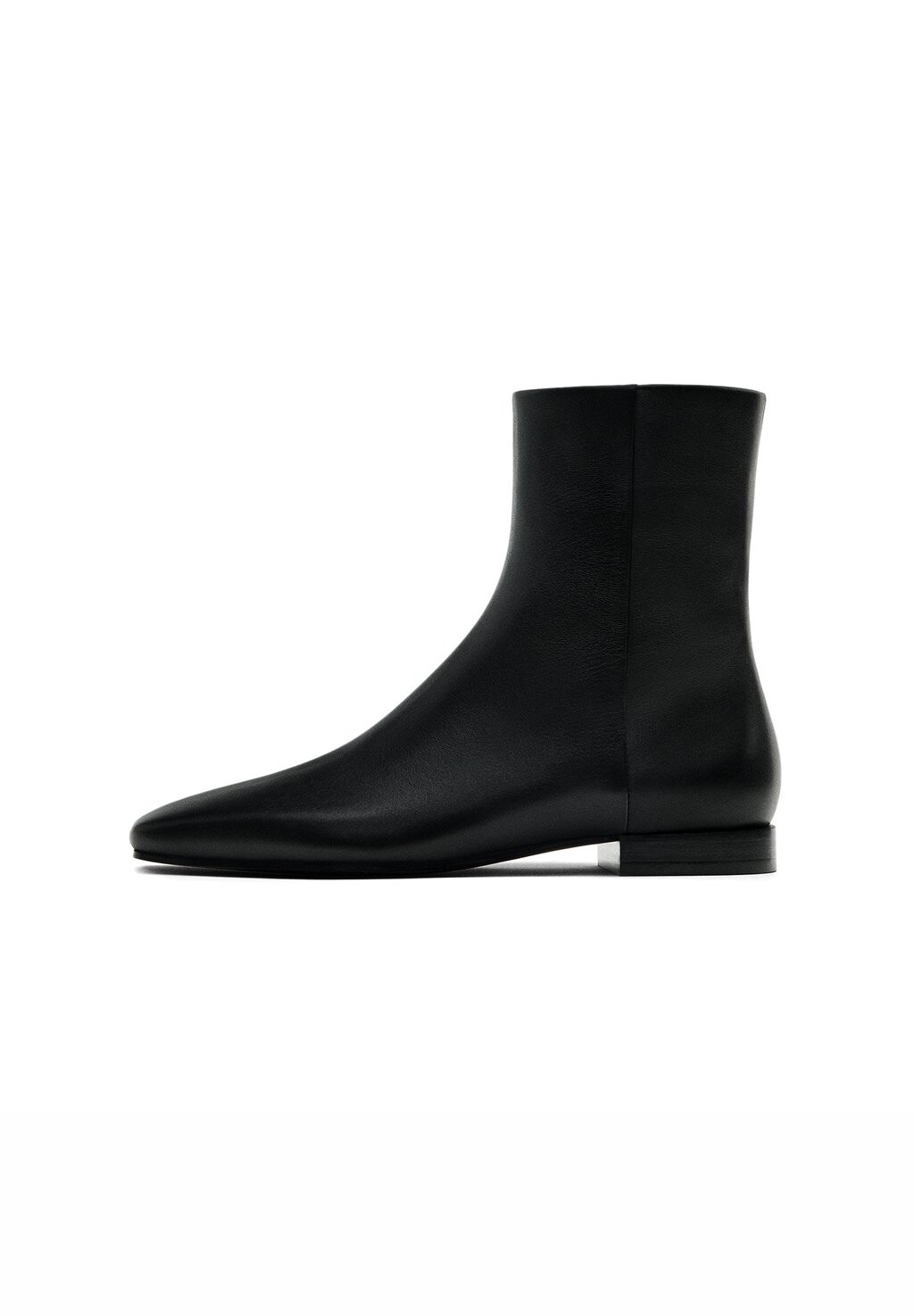 

Ботильоны SQUARE TOE Massimo Dutti, черный