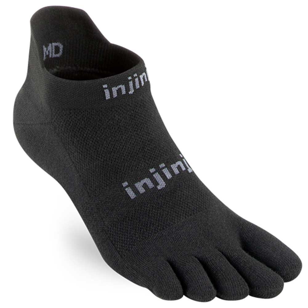 

Носки Injinji Run Lightweight Coolmax no show, черный