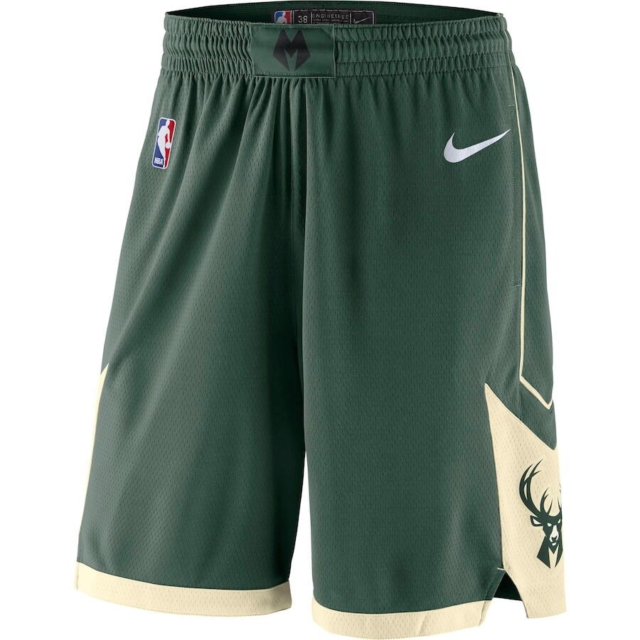 

Шорты Nike Milwaukee Bucks, зеленый