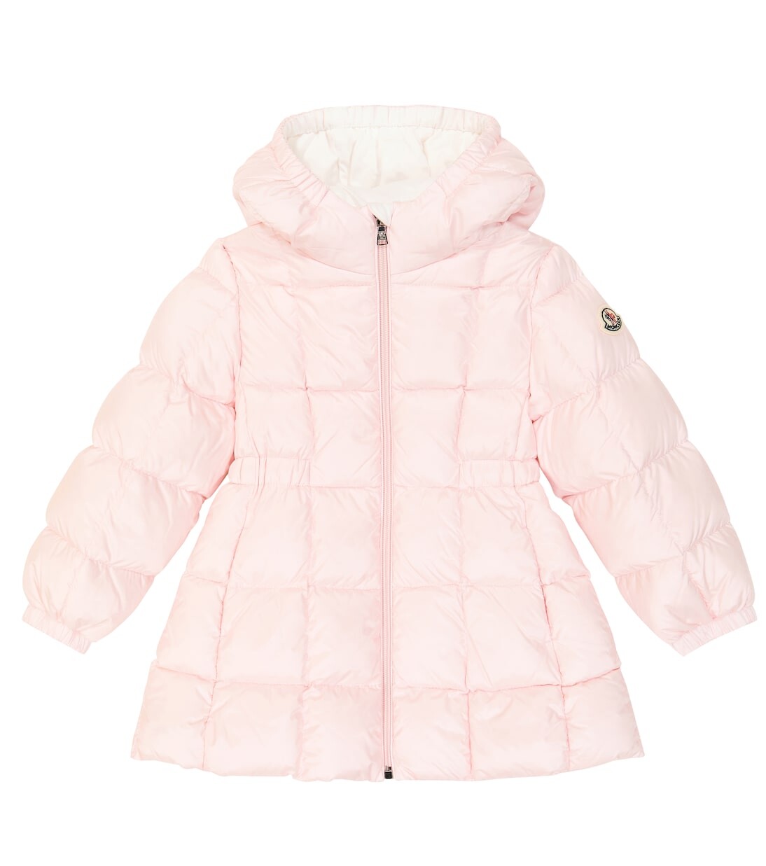 Пуховик baby anya Moncler Enfant, розовый