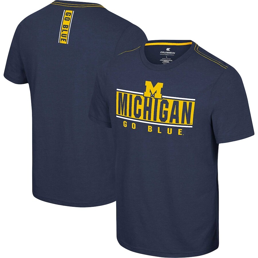 

Футболка с коротким рукавом Colosseum Michigan Wolverines, нави