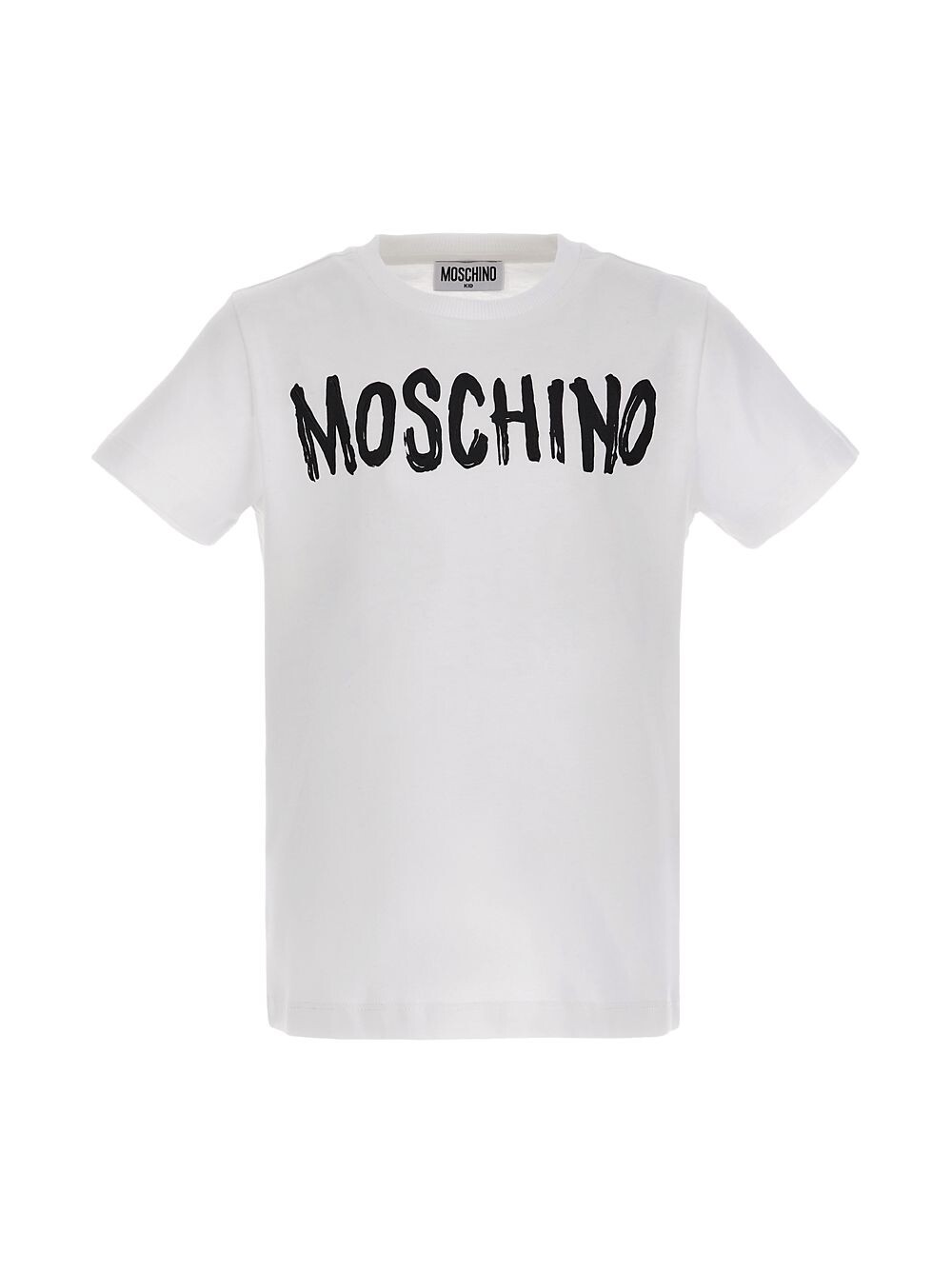 

Футболка с мини-логотипом Little Boy's & Boy's Moschino, белый