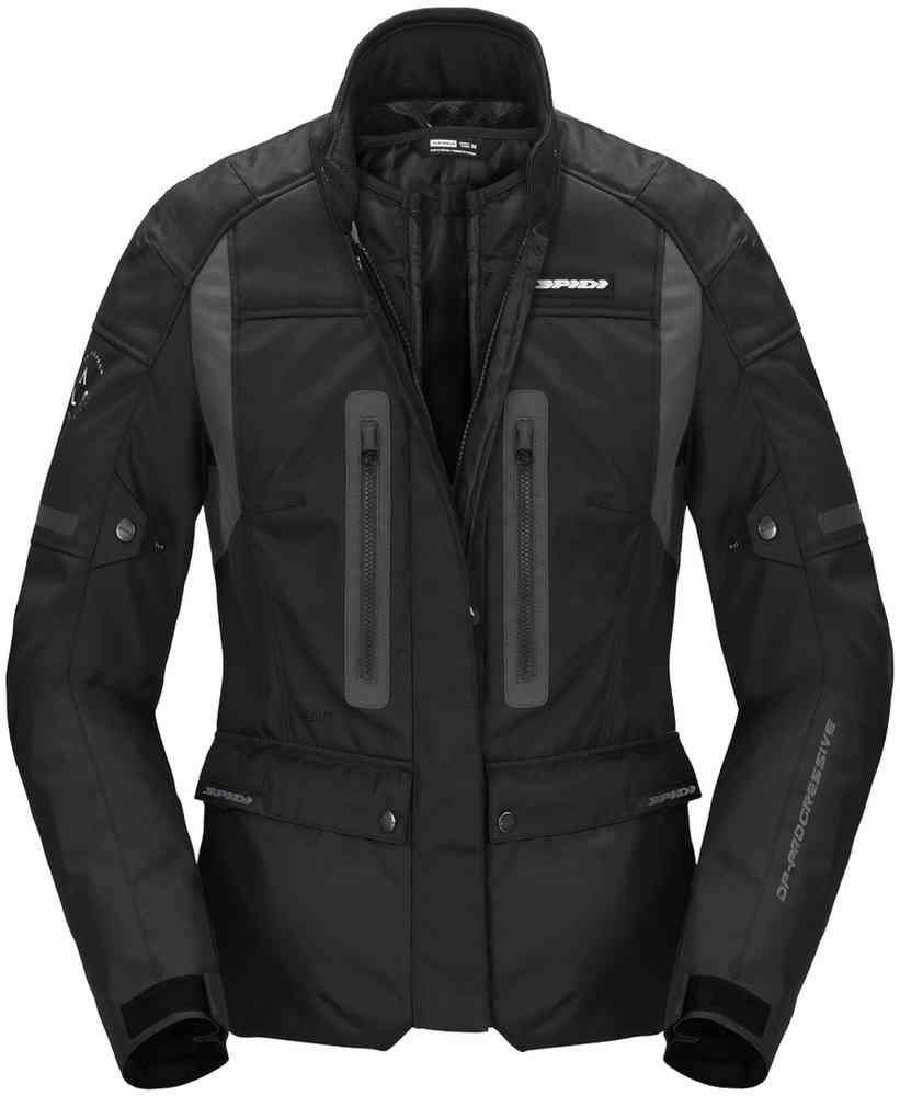 octopath traveler ii [switch] Женская мотоциклетная текстильная куртка Traveller 3 H2Out Spidi, черный