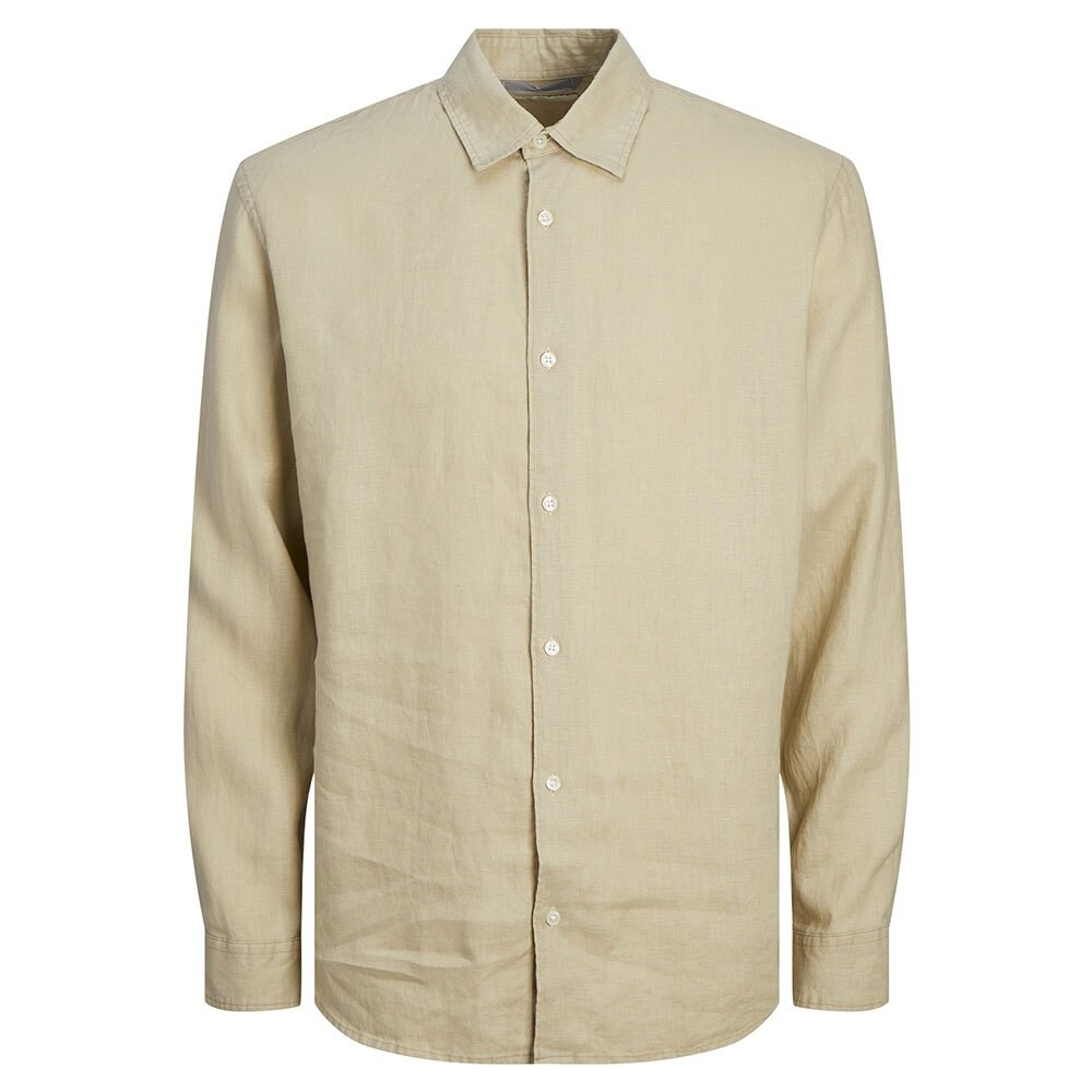 

Рубашка с длинным рукавом Jack & Jones Wrence Linen, бежевый