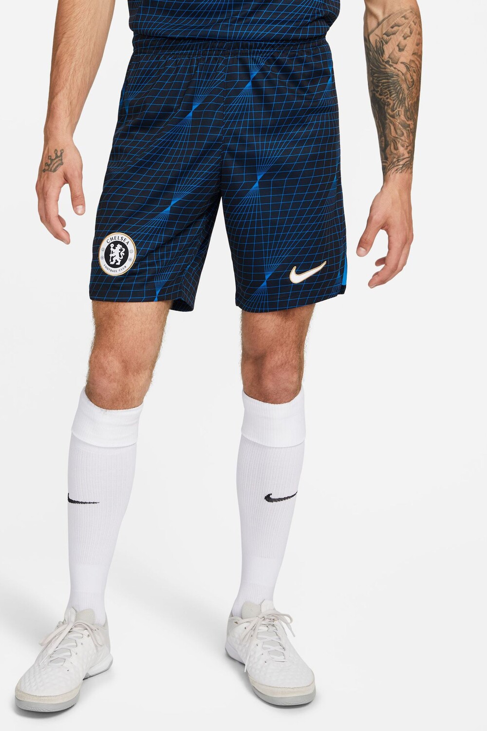 

Выездные футбольные шорты Chelsea FC 2023/24 Stadium Nike, синий