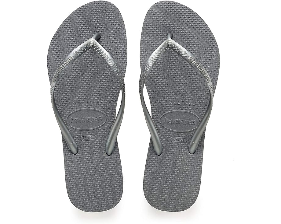 Сандалии Havaianas Slim Flip Flop Sandal, цвет Steel Grey