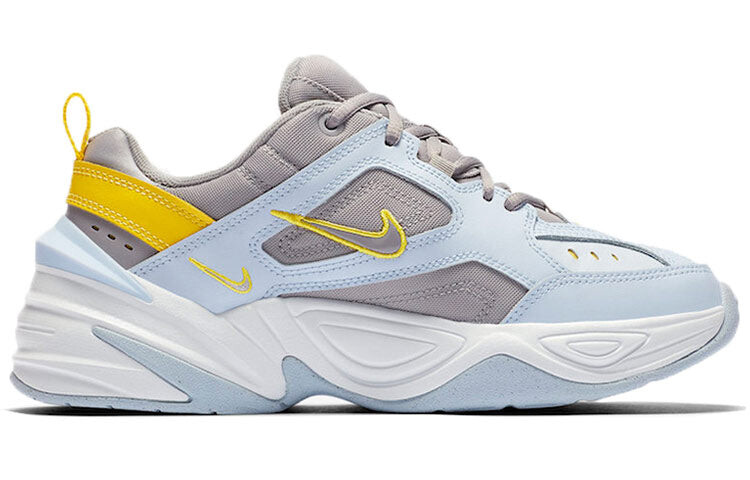 

Кроссовки женские Nike M2k Tekno, синий / желтый / серый