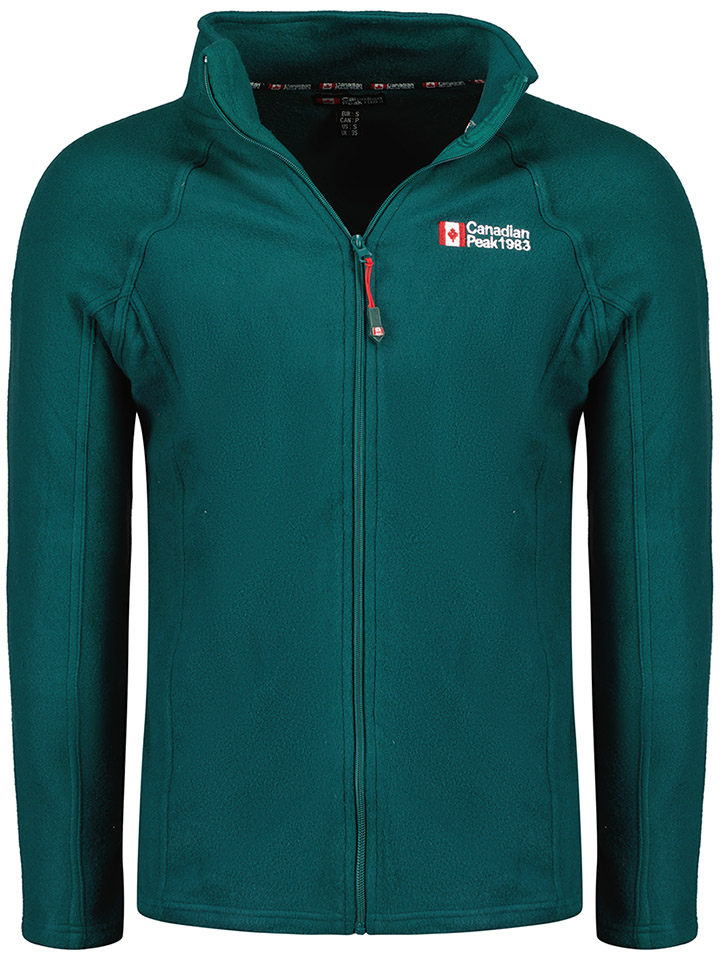 Флисовая куртка Canadian Peak Tugeak, темно зеленый canadian жилет агата темно зеленый