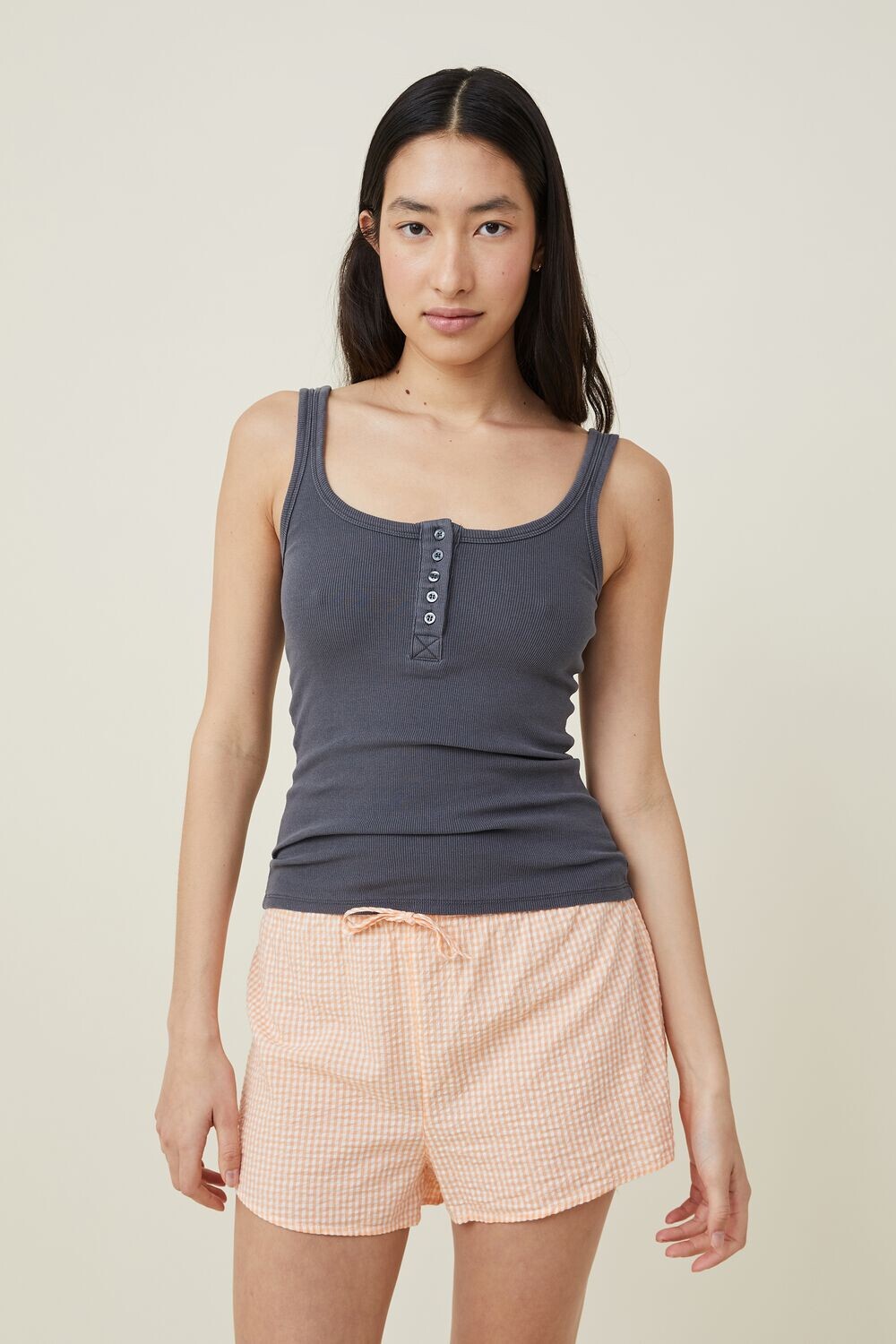 

Майка для сна Henley Cotton On Body